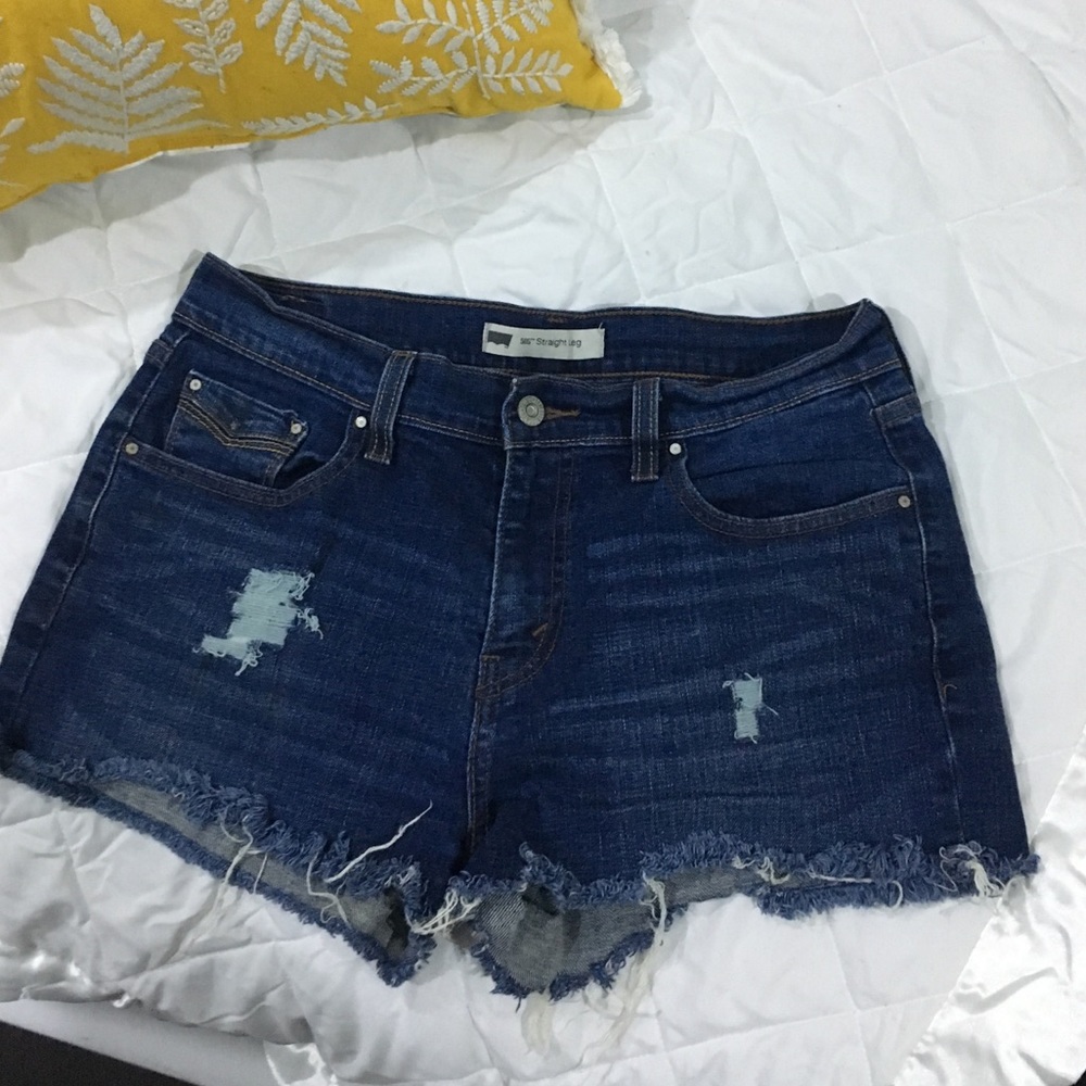Levi’s High Rise Denim Shorts
